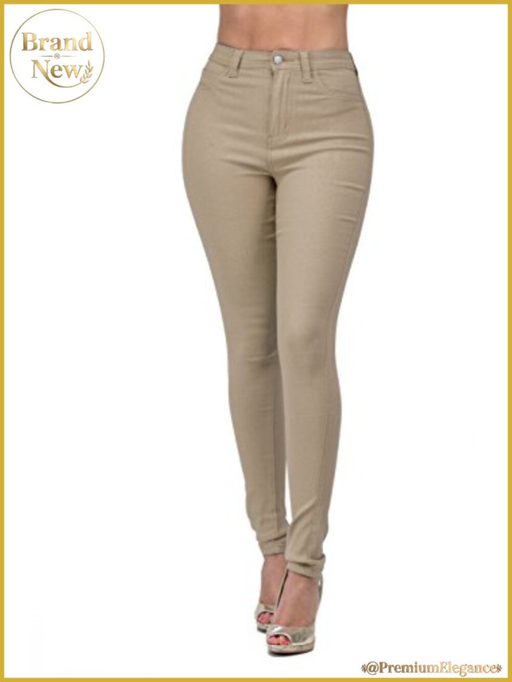 High Waisted Skinny Distressed Ripped Stretch Jeans Women Super Stretchy